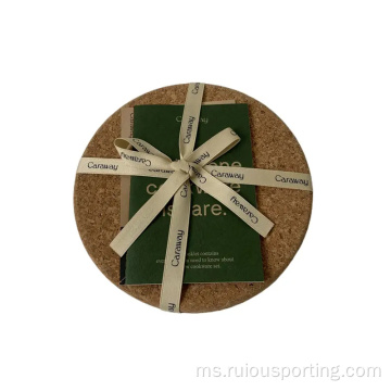 Cork Round Cork Pot Coaster untuk tukang masak